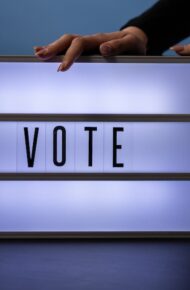 Vote Sign